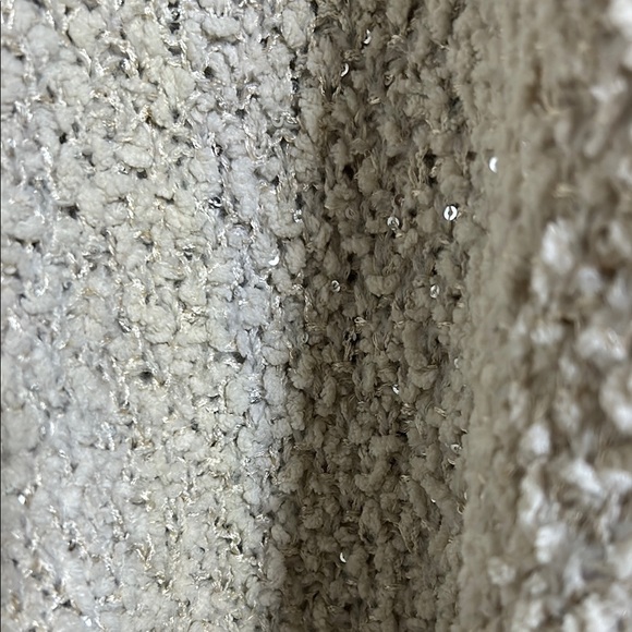 Cream Oversized Cardigan with Balloon Sleeves - Picture 6 of 7